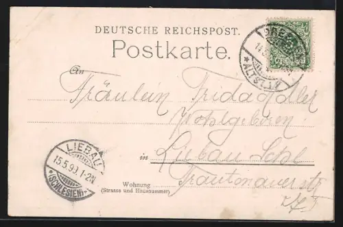 Lithographie Dresden, Palast-Restaurant, Ferdinand-Strasse 4