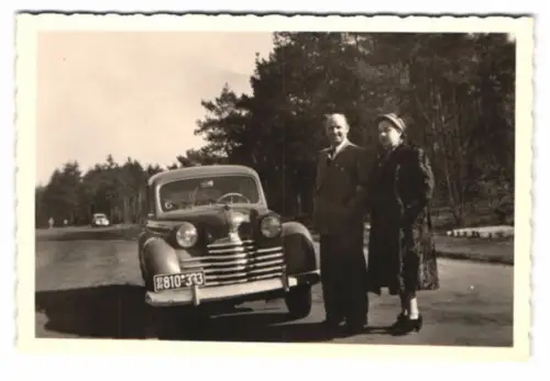 Fotografie Auto Opel, Kennzeichen: BR 810-373, 1953