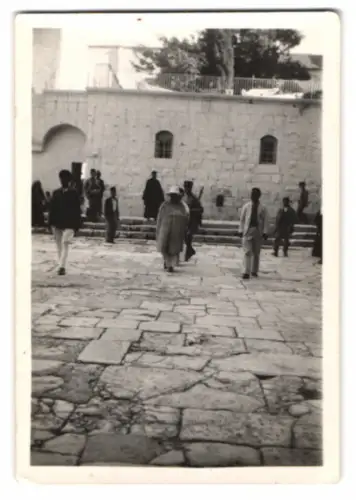 Fotografie Menen Asfaw Kaiserin von Äthiopien in der Grabeskirche in Herusalem