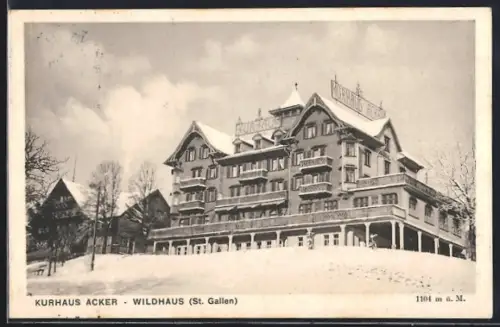 AK Wildhaus /St. Gallen, Kurhaus Acker