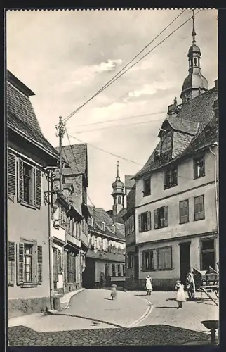 AK Eltville a. Rhein, Partie am Marktplatz