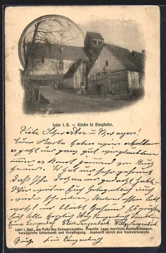 AK Lahr i. B., Kirche in Burgheim