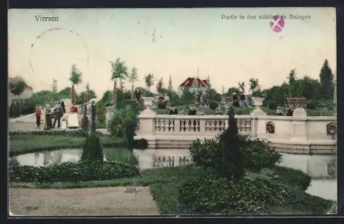 AK Viersen, Partie in den städtischen Anlagen
