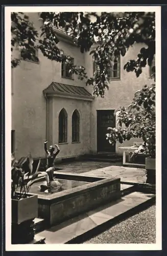 AK Tutzing, Villa General Ludendorff, der 70. Geburtstag des Feldherrn