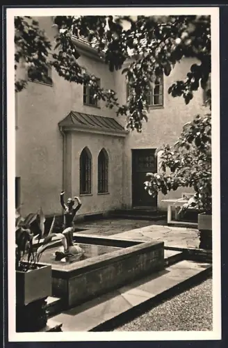 AK Tutzing, Villa General Ludendorff, der 70. Geburtstag des Feldherrn