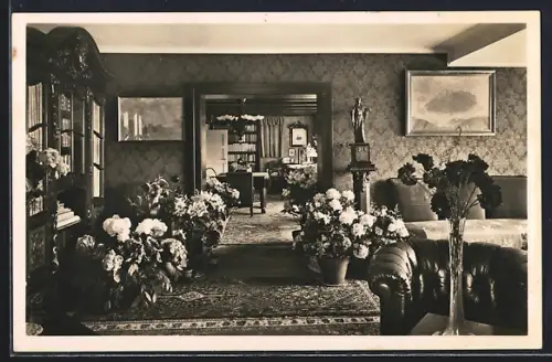 AK Tutzing, Der 70. Geburtstag des Feldherrn, Villa General Ludendorff