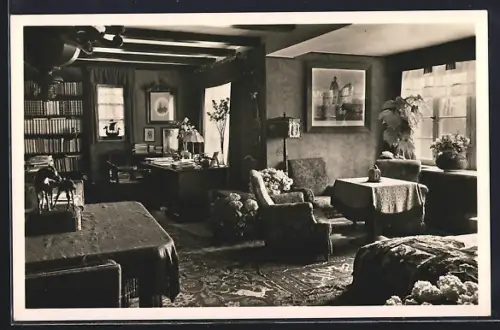 AK Tutzing, Der 70. Geburtstag des Feldherrn, Villa General Ludendorff