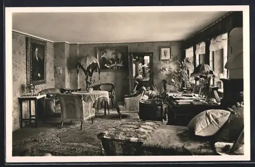 AK Tutzing, Der 70. Geburtstag des Feldherrn, Villa General Ludendorff