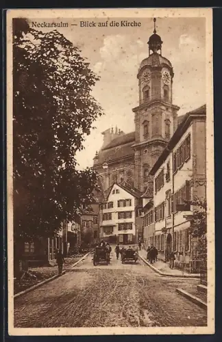 AK Neckarsulm, Blick auf die Kirche