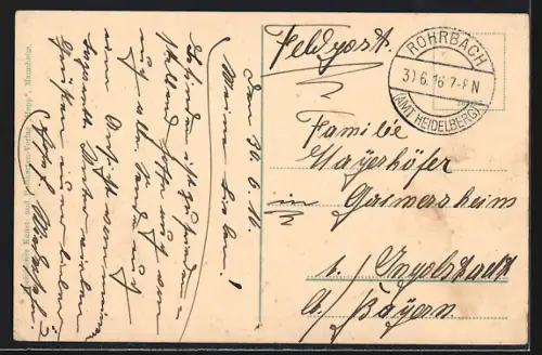 AK Rohrbach b. Heidelberg, Genesungsheim mit Park