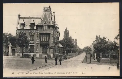 AK Béthune, Place de la République et Boulevard Victor-Hugo