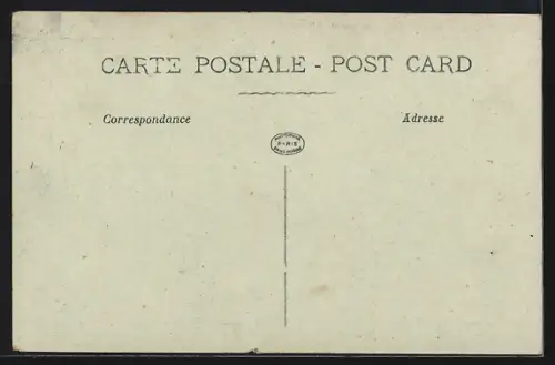 AK Béthune, Ruines, Facade de l`Hôpital