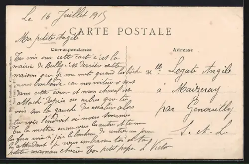 AK Bully-Grenay /P.-de-C., La Mairie