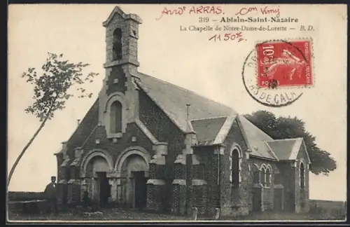 AK Ablain-Saint-Nazaire, La Chapelle de Notre-Dame-de-Lorette