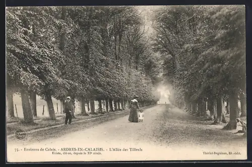 AK Ardres-en-Calaisis, L`Allée des Tilleuls