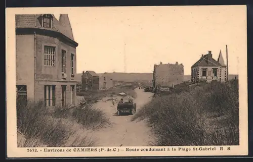 AK St-Gabriel, Route conduisant à la Plage