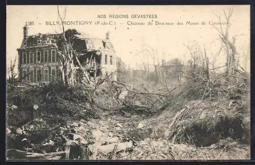 AK Billy-Montigny /P.-de-C., Château du Directeur des Mines de Courrières