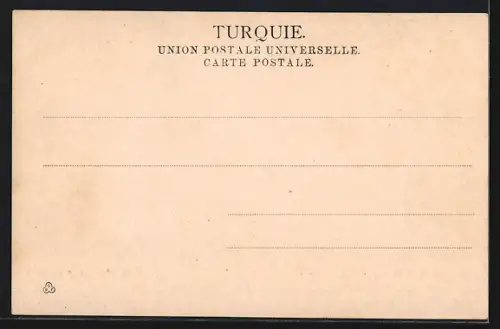 AK Constantinople, Caique et vue de la Corne d`or