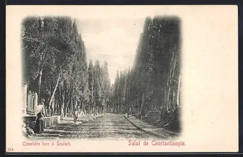 AK Constantinople, Cimetière turc à Scutari