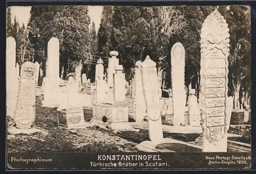 AK Konstantinopel, Türkische Gräber in Scutari