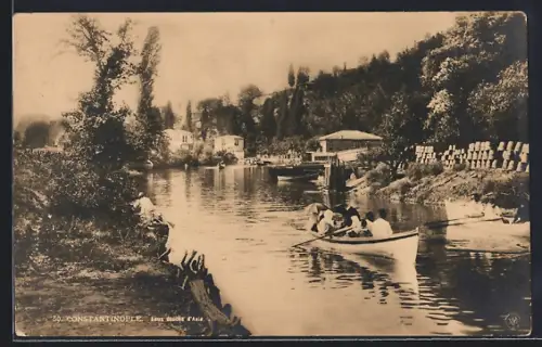 AK Constantinople, Eaux douces d`Asie