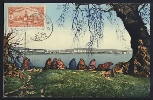 AK Constantinople, Dames turques en promenade