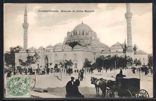 AK Constantinople, Mosquée du Sulatn Bayazid