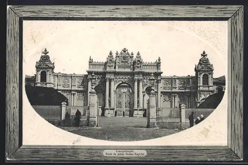 AK Constantinople, Porte du palais Dolma-Bagtché
