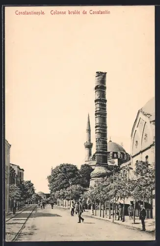 AK Constantinople, Colonne brulée de Constantin