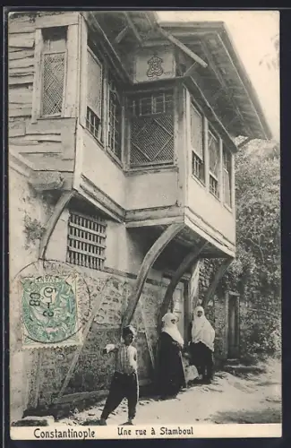 AK Constantinople, Une rue à Stamboul