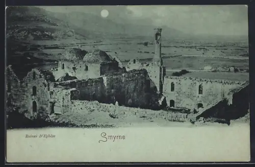 AK Smyrna / Smyrne, Ruines d`Ephèse, Ruinen von Ephesus