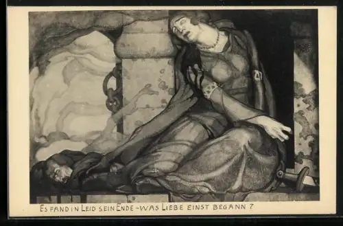 AK Nibelungenlied, Es fand in Leid ein Ende, was Liebe einst begann