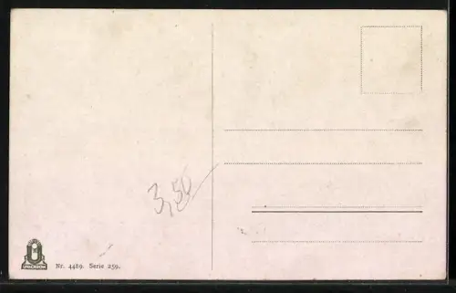 AK Tannhäuser-Serie 259, Karte Nr. 4489, Szene vor dem König