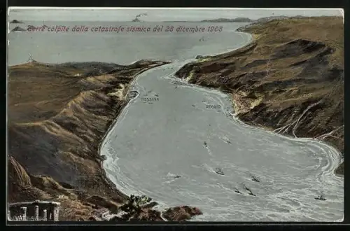 AK Messina, Terre colpite dalla catastrofe sismica del 28 dicembre 1908