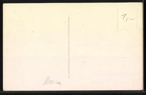 AK Messina, Terre colpite dalla catastrofe sismica del 28 dicembre 1908