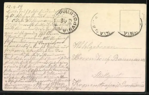 AK Messina, Der Hafen nach dem Erdbeben