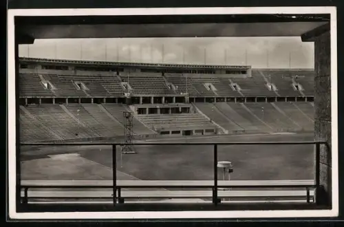 AK Berlin, Olympia 1936, Reichssportfeld, Blick auf die Führerloge