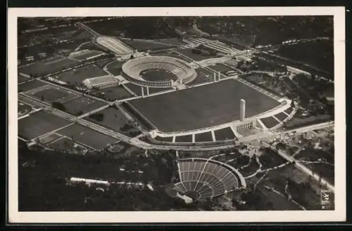 AK Berlin, Reichssportfeld mit Dietrich-Eckhardt-Bühne