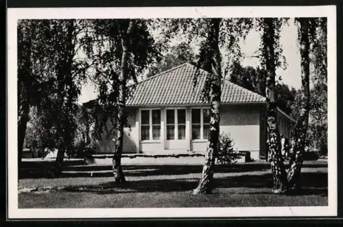 AK Döberitz, Olympische Dorf, Wohnhaus an der oberen Dorfaue