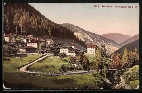 AK Gomagoi /Suldental, Ortsansicht
