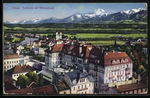 AK Villach, Parkhotel mit Mittagskogel