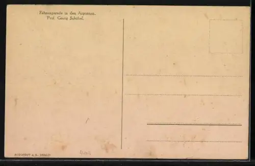 Künstler-AK Kronprinz Wilhelm von Preussen bei Parade