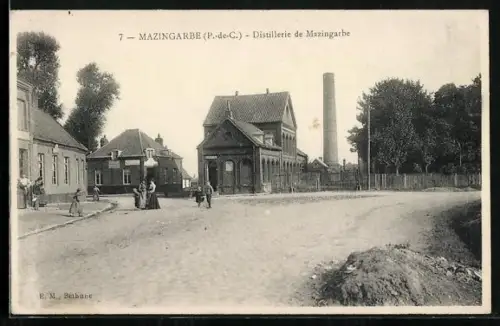 AK Mazingarbe /P.-de-C., Distillerie de Mazingarbe