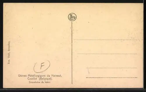AK Couillet, Usines Métallurgiques du Hainaut, Granulation du laitier