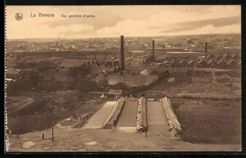 AK La Verrerie, Vue generale d`usine