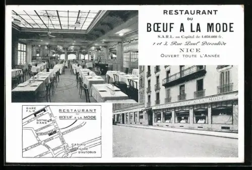 AK Nice, Restaurant du Boeuf a la Mode, Rue Paul Deroulede
