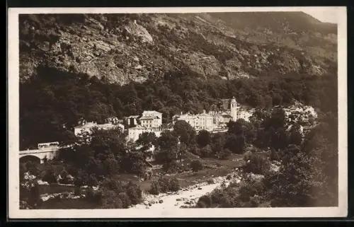 AK Castasegna /Bergell, Blick auf Castasegna