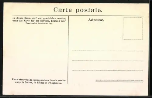 AK Unterseen, Heidenhäuser mit Uhrenturm u. Bergpanorama