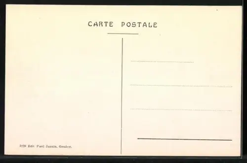 AK Pampigny, L'Eglise, Strassenpartie mit Kirche