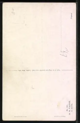 AK Parsival über eine Wiese reitend